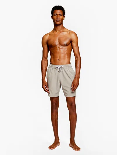 Frescobol Carioca Board Swim Shorts X Parley For The Oceans In Sand Grey