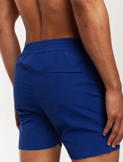 Frescobol Carioca Classic Swim Shorts In Navy-blue