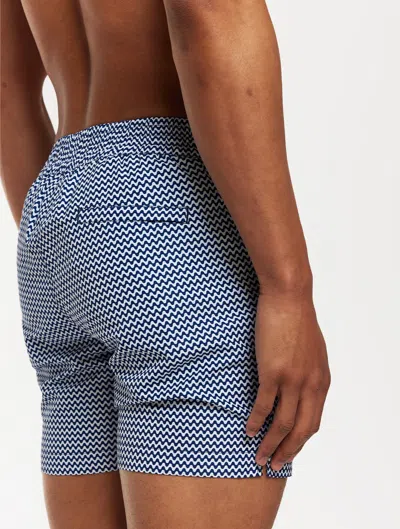 Frescobol Carioca Copacabana Classic Swim Shorts In Navy-blue