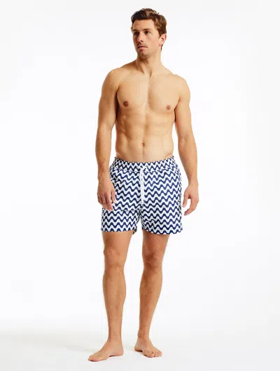 Frescobol Carioca Copacabana Sport Swim Shorts In Navy-blue