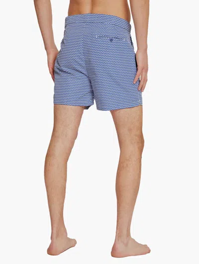 Frescobol Carioca Copacabana Tailored Swim Shorts In Navy-blue