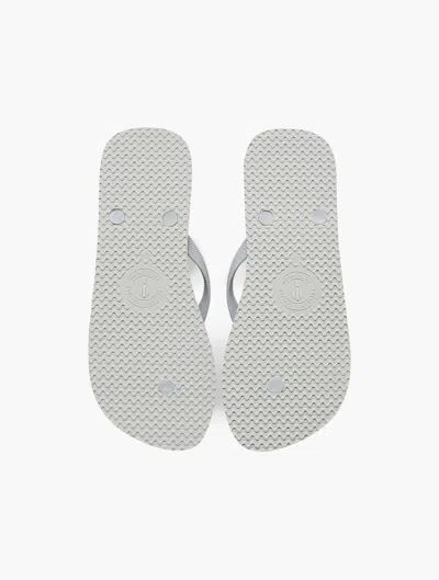 Shop Frescobol Carioca Fabio Flip Flops In Smoke