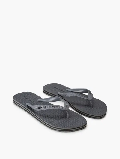 Frescobol Carioca Fabio Flip Flops In Charcoal