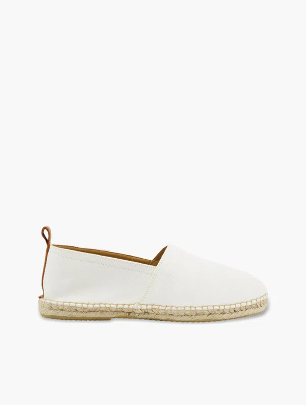 Frescobol Carioca Row Helio Canvas Espadrilles In White  display picture 1