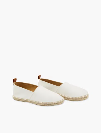 Frescobol Carioca Row Helio Canvas Espadrilles In White
