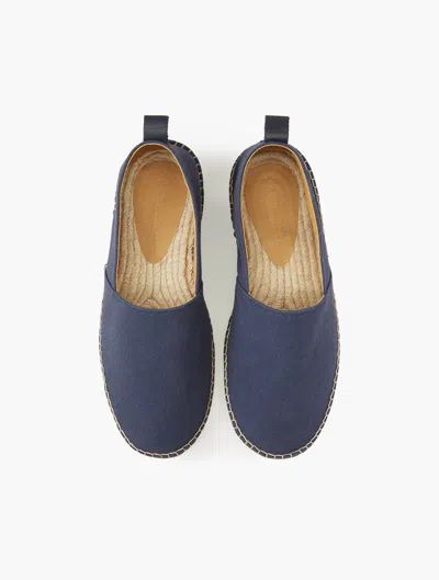 Frescobol Carioca Row Helio Canvas Espadrilles In Navy-blue