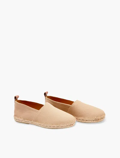 Frescobol Carioca Row Helio Canvas Espadrilles In Sand