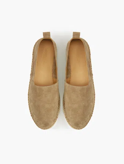Frescobol Carioca Helio Suede Espadrilles In Sand