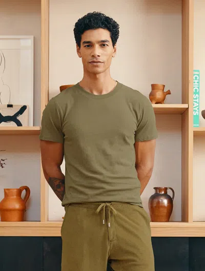 Frescobol Carioca Lucio T-shirt In Spinach