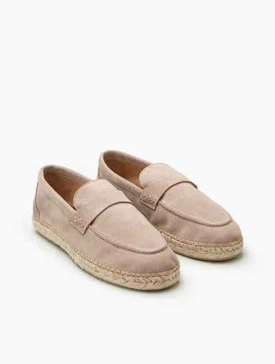 Frescobol Carioca Marcelo Suede Loafers In Truffle