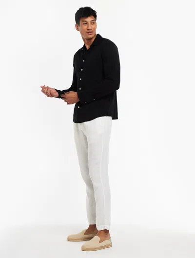 Frescobol Carioca Row Marcio Jersey Shirt In Black
