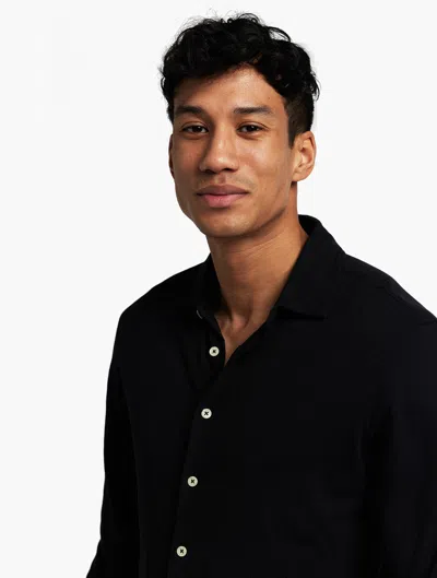 Frescobol Carioca Row Marcio Jersey Shirt In Black