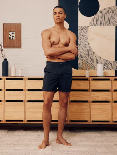 Frescobol Carioca Rio Tailored Swim Shorts In Charcoal