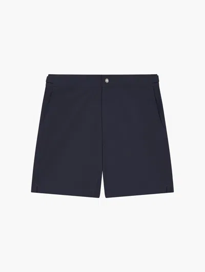 Shop Frescobol Carioca Rio Tailored Swim Shorts In Navy