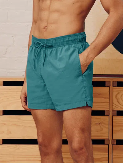 Frescobol Carioca Salvador Swim Shorts In Teal