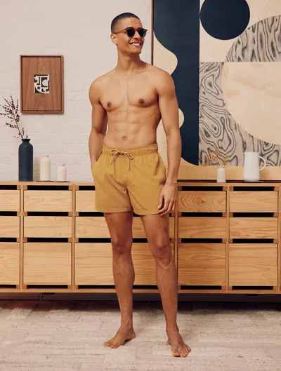 Frescobol Carioca Salvador Swim Shorts In Harvest Gold