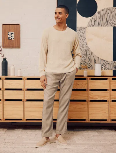 Frescobol Carioca Sancho Knit In Yellow Haze