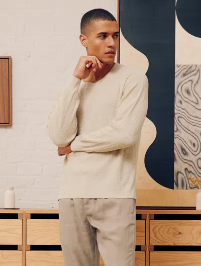 Frescobol Carioca Sancho Knit In Yellow Haze
