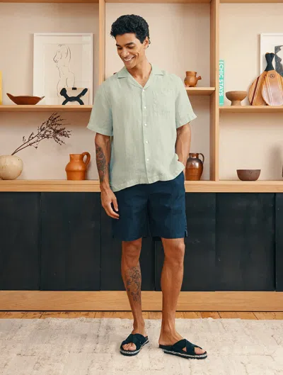 Frescobol Carioca Sergio Shorts In Navy