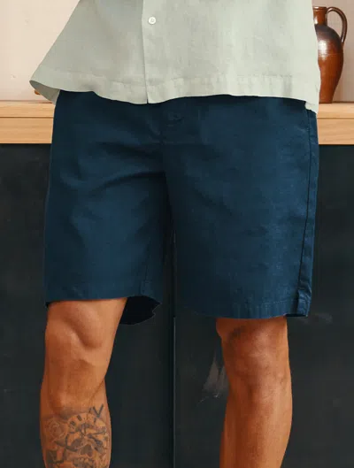 Frescobol Carioca Sergio Shorts In Navy