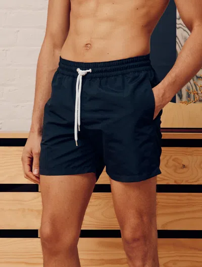 Frescobol Carioca Rio Drawstring 4.5 Swim Shorts In Black