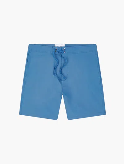 Shop Frescobol Carioca Surfer Swim Shorts X Parley For The Oceans In Denim Blue