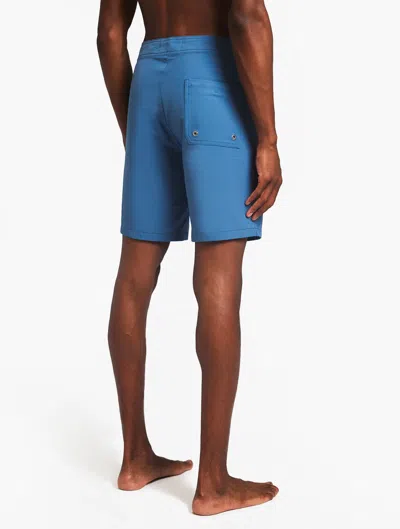 Frescobol Carioca Surfer Swim Shorts X Parley For The Oceans In Denim Blue