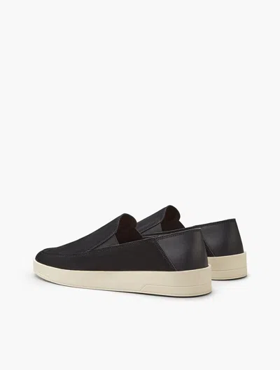 Frescobol Carioca Telo Suede Loafers In Black