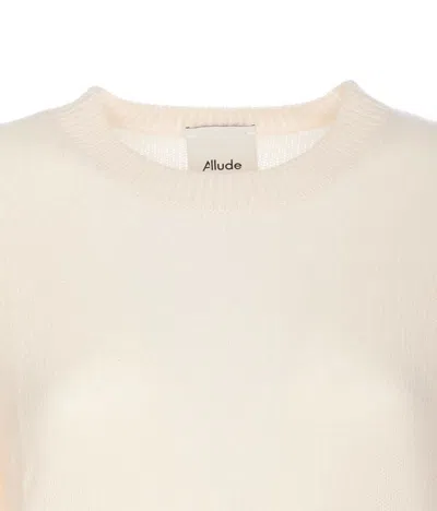 Shop Allude Sweaters In White