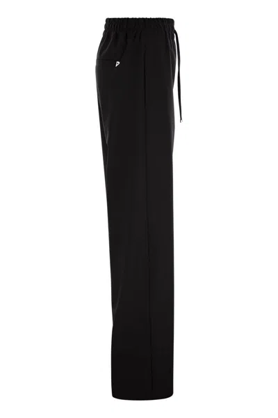 Dondup Marisol Drawstring-waist Track Pants In Black