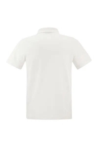 Shop Fay Stretch Polo In White