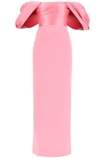 Shop Solace London Long Sian Dress In Pink