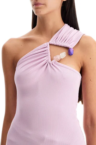 Christopher Esber One-shoulder Top With In Pink
