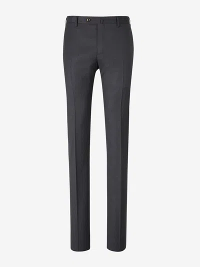 Shop Pt01 Slim Fit Trousers In Dark Blue