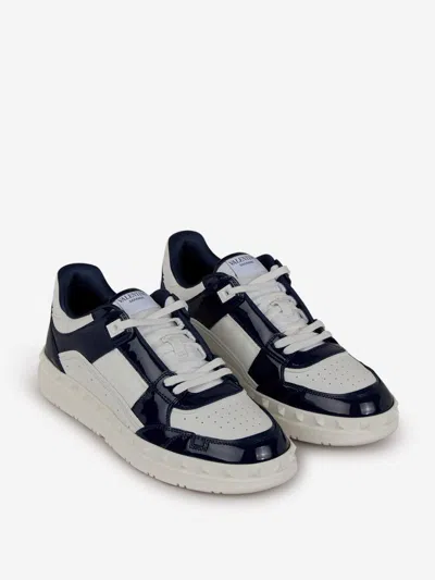 Shop Valentino Garavani Freedots Xl Sneakers In Midnight Blue