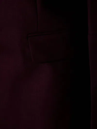 Victoria Beckham Fluid Wool Blend Single Breasted Jacket In Straight Lean Silhouette