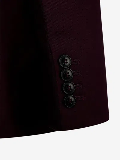 Victoria Beckham Fluid Wool Blend Single Breasted Jacket In Straight Lean Silhouette