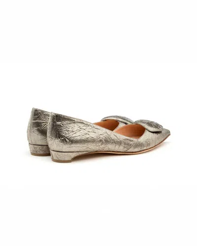 Rupert Sanderson Aga Heel In Silver