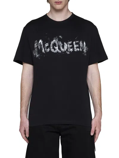 Shop Alexander Mcqueen T-shirts And Polos In Multicolor