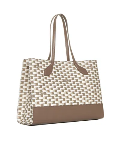 Shop Bally Bags In Multi Deep Sepia+oro