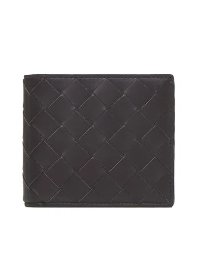 Shop Bottega Veneta Wallets In Fondant-silver