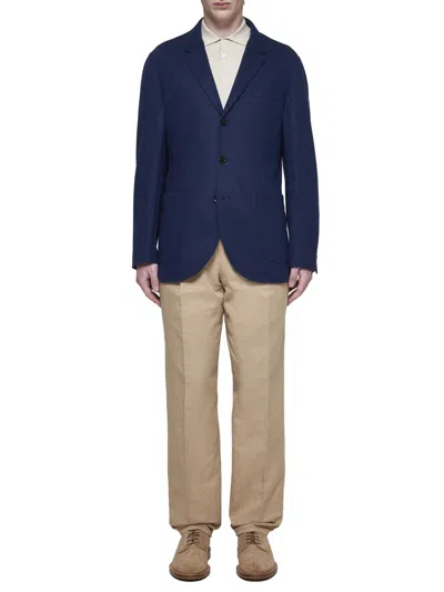 Shop Brunello Cucinelli Jackets In Blue