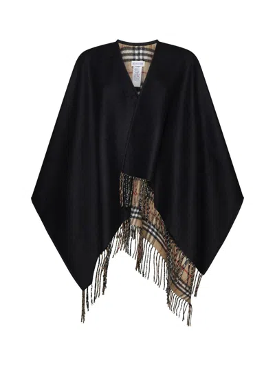 Shop Burberry Scarfs In Black