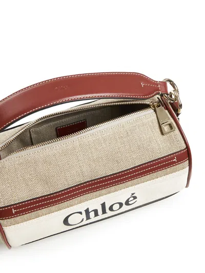 Shop Chloé Bags In White-brown 1