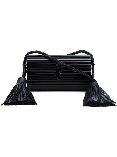 Shop Saint Laurent 'opium' Schultertasche In Black