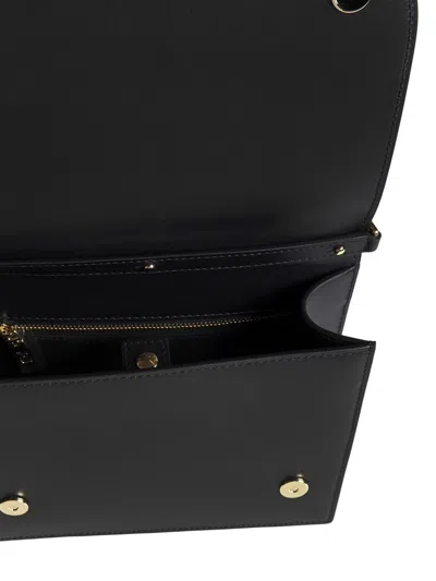 Dolce & Gabbana Dg Logo Leather Bag In Black