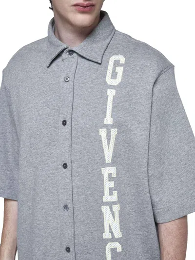 Shop Givenchy Shirts In Grey