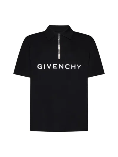 Shop Givenchy T-shirts And Polos In Black