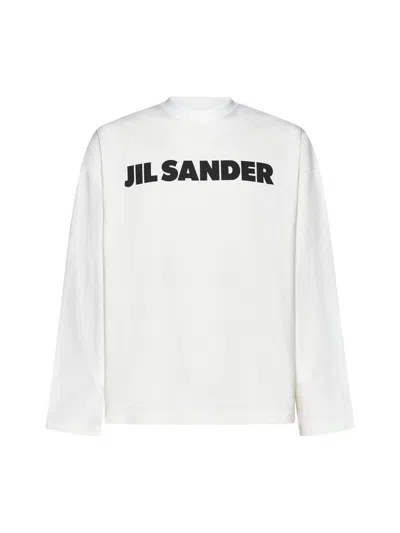 Shop Jil Sander T-shirts And Polos In Beige