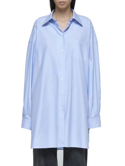 Shop Maison Margiela Shirts In Blue